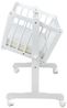 Baby-Delux Babybett Stubenwagen, Babywiege Schaukelwiege 90x40 cm Weiss mit Matratze Komplett Wiege Bild 3