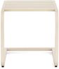 Gartenbeistelltisch Orltay aus Aluminium, modern, beige Whisper, 40x40 cm, quadratisch Bild 3