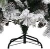 vidaXL Weihnachtsbaum mit Zapfen Beschneit 225 cm PVC & PE 340532 Bild 4