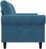 vidaXL 2-Sitzer-Sofa Blau 140 cm Samt 359538 Bild 5