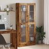 vidaXL Highboard Altholz-Optik 82,5x30,5x185 cm Holzwerkstoff 3318720 Bild 3