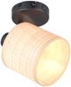 Wandstrahler AIMEE mit Schalter & Bast Lampenschirm, Breite 13cm Bild 5