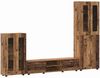vidaXL TV-Schrankset mit Schubladen FLORIN 3 pcs Altholz Holzwerkstoff 3397982 Bild 2