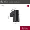 Paulmann 94821 LED Aussenwandleuchte Kimu insektenfreundlich Anthrazit IP44 Bild 5