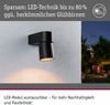 Paulmann 94821 LED Aussenwandleuchte Kimu insektenfreundlich Anthrazit IP44 Bild 2