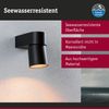 Paulmann 94821 LED Aussenwandleuchte Kimu insektenfreundlich Anthrazit IP44 Bild 4