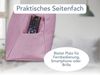 XDREAM Rückenkissen ergonomisches Keilkissen für Bett und Sofa, 1-tlg, als Kopfkissen oder Venenkissen verwendbar, mit praktischem Seitenfach Bild 2