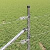 vidaXL Sechseckiger Zaun mit Pfosten 10 x 1 m Verzinkter Stahl Silber 3353342 Bild 4