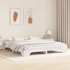 vidaXL Bettrahmen Weiß 180 x 200 cm Massives Kiefernholz 872852 Bild 3