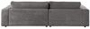 KAWOLA Sofa MADELINE Ecksofa Cord grau Longchair links 85 x 190 x 270 cm Bild 4