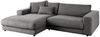 KAWOLA Sofa MADELINE Ecksofa Cord grau Longchair links 85 x 190 x 270 cm Bild 5