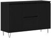 vidaXL Sideboard Schwarz Eichen-Optik 101,5 x 35 x 70 cm Holzwerkstoff 862934 Bild 2