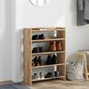 vidaXL Schuhregal Artisan-Eiche 60x25x81 cm Holzwerkstoff 859886 Bild 3
