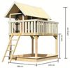 Karibu Stelzenhaus Fidel terragrau Ohne Rutsche Bild 3