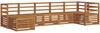 vidaXL Ecksofa Set 7 pcs Natur Massivholz Akazie 3375149 Bild 2