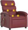 vidaXL Massagesessel Weinrot Kunstleder 371724 Bild 2