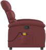 vidaXL Massagesessel Weinrot Kunstleder 371724 Bild 5