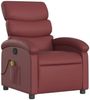 vidaXL Massagesessel Weinrot Kunstleder 371724 Bild 3