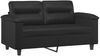 vidaXL 3-tlg. Sofagarnitur mit Kissen Schwarz Kunstleder 3202367 Bild 3