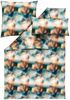 Estella Mako-Satin Bettwäsche 135x200 Borealis grün Retro Punkte 7926-530 Bild 2