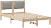 vidaXL Bettrahmen Hellgrau 120 x 200 cm Massives Kiefernholz 878119 Bild 2