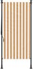 vidaXL Außenrollo Orange und Weiß 100x270 cm Stoff und Stahl 368768 Bild 3