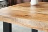 LebensWohnArt Couchtisch Massiver Couchtisch ARTE 100cm natural Mango-Holz Bild 5