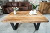 LebensWohnArt Couchtisch Massiver Couchtisch ARTE 100cm natural Mango-Holz Bild 4