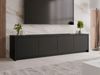 TV-Lowboard Sekarti 4D (Farbe: Schwarz) Bild 2