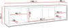 TV-Lowboard Sekarti 4D (Farbe: Schwarz) Bild 4