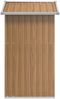 vidaXL Gartenhaus Braun 126x97,5x177 cm Verzinkter Stahl 316236 Bild 5
