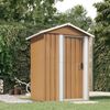 vidaXL Gartenhaus Braun 126x97,5x177 cm Verzinkter Stahl 316236 Bild 2