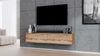 AX LIVING TV Board Loriano 180 modernes Designer Lowboard Eiche Wotan Bild 3