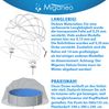 Miganeo Deluxe Cabrio Dome für Pools bis 366x132 cm | 240 cm hoch Bild 3