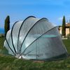 Miganeo Deluxe Cabrio Dome für Pools bis 366x132 cm | 240 cm hoch Bild 2