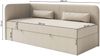 Selsey 'Calmmo' Jugendbett 90x200 mit Bettkasten, Chenille-Bezug, Kopfteil rechts, Dunkelbraun Bild 5
