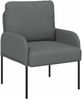 vidaXL Sofagarnituren 3 pcs Dunkelgrau 115 x 56 x 80 cm Sperrholz 3406209 Bild 4