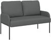 vidaXL Sofagarnituren 3 pcs Dunkelgrau 115 x 56 x 80 cm Sperrholz 3406209 Bild 5