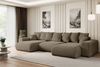 ALTDECOR Wohnlandschaft ESKAR-U, Couch mit Schlaffunktion, Wohnzimmer - Wohnlandschaft, Corner Sofa Bett Eckcouch Couch L-Form Schlafcouch Ausziehbar Bild 3