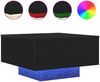 vidaXL Couchtisch Schwarz Eichen-Optik 55 x 55 x 31 cm Holzwerkstoff 862996 Bild 4