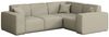 Garten Ecksofa SUMMER wetterfester Stoff NXL Toffee kurzer Schenkel Rechts Bild 2