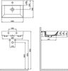 Roomart LYCIA-50 Badmöbel Set– 2-teiliges Badezimmermöbel Set - Waschbecken mit Unterschrank - H 54 x B 37 x T 50 cm • Eiche(Hell) Bild 5