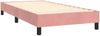 vidaXL Boxspringbett mit Matratze & LED Rosa 100x200 cm Samt 3134632 Bild 5