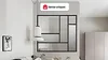 Vente-unique - ELEXIA Innenglaswand GlasMetallGlas Schwarz - B 3,5 cm x H 130 cm x L 150 cm Bild 2