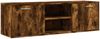 vidaXL TV-Schrank Räuchereiche 120x34x37 cm Holzwerkstoff 833556 Bild 2