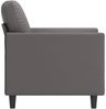 vidaXL Sessel Grau 60 cm Kunstleder 359325 Bild 4