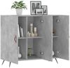 vidaXL Sideboard Betongrau 90x34x80 cm Holzwerkstoff 828080 Bild 4