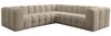 Ecksofa Designersofa SOLVIE XS in Stoff Moly Beige Seite Universal Bild 2