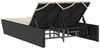 vidaXL Doppel-Sonnenliege mit Kissen Schwarz Poly Rattan 368179 Bild 5