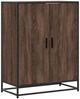 vidaXL Schuhschrank Eichen-Optik 75x38x97,5 cm Holzwerkstoff Metall 3300869 Bild 2